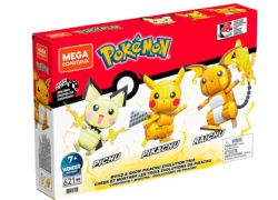 MEGA CONSTRUX - TRIO ÉVOLUTION PIKACHU À CONSTRUIRE